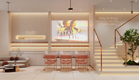 水胭脂美容院裝修設(shè)計(jì)